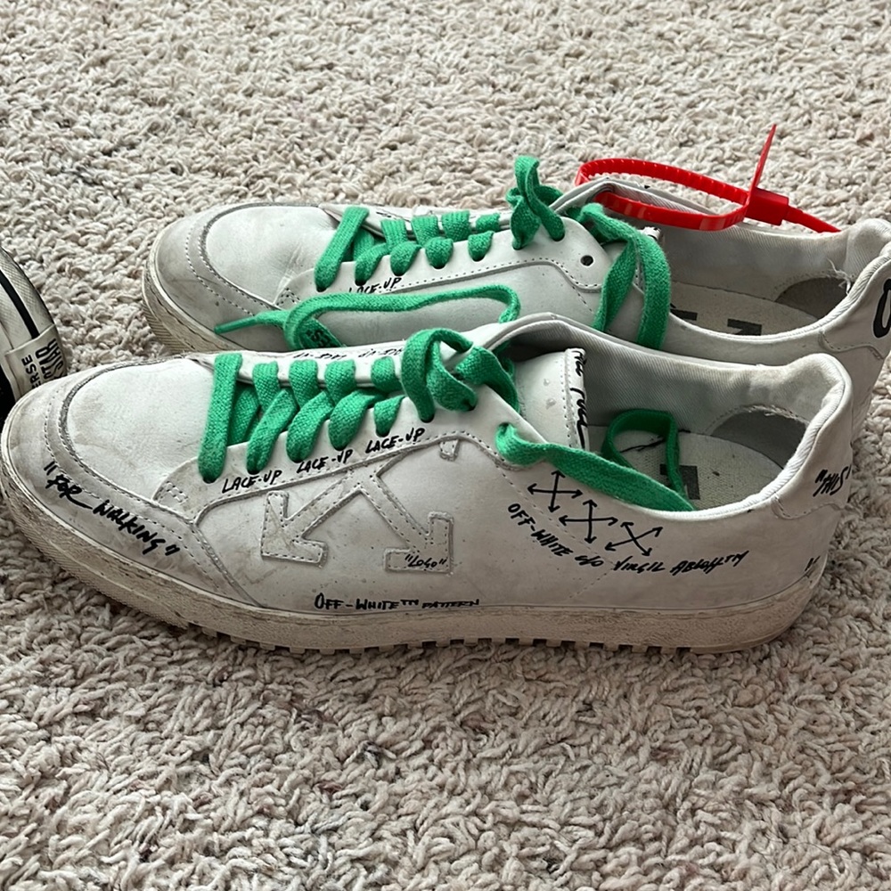 Off white 2.0 sharpie distressed